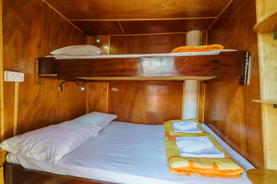 Cabin with bunk bed