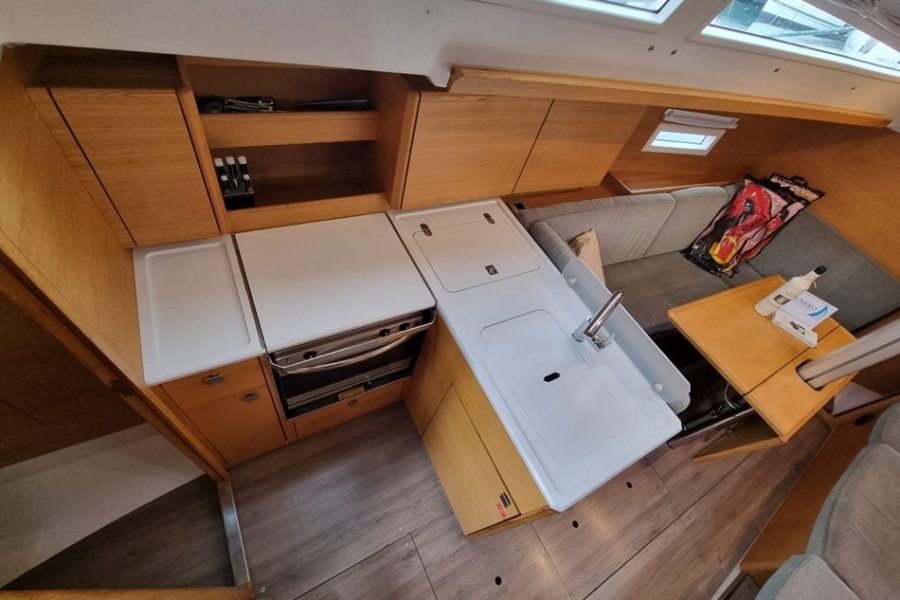 Galley and  saloon